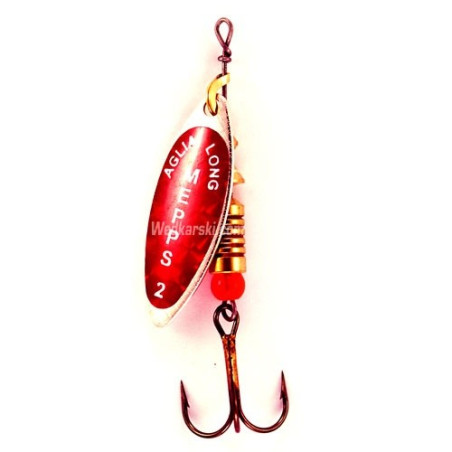 Błystka Mepps Aglia Long Redbo 11.5g roz.3 srebrny