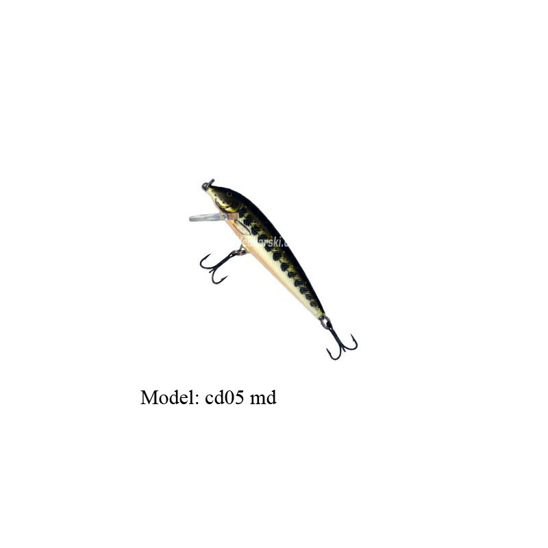 CountDown Blue Spotted Minnow 5cm Gold Rapala CountDown Blue Spotted Minnow 5cm Gold Rapala