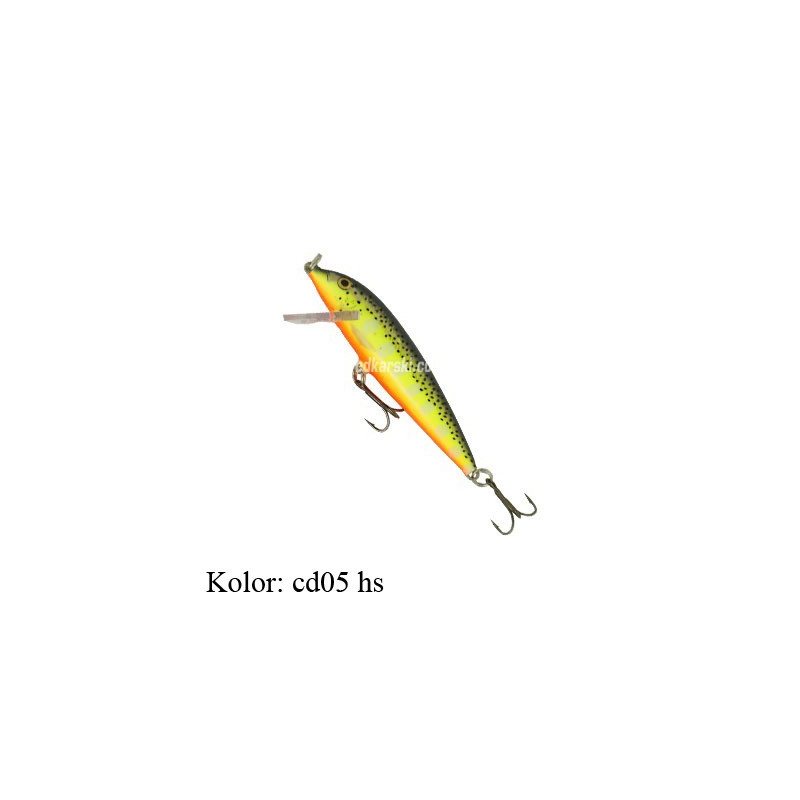 CountDown Blue Spotted Minnow 5cm Bleeding Hot Olive Rapala CountDown Blue Spotted Minnow 5cm Bleeding Hot Olive Rapala