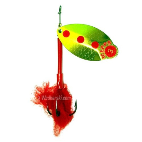 Błystka Mepps Lusox Fluo 16g roz.2 złoty/seledynowy