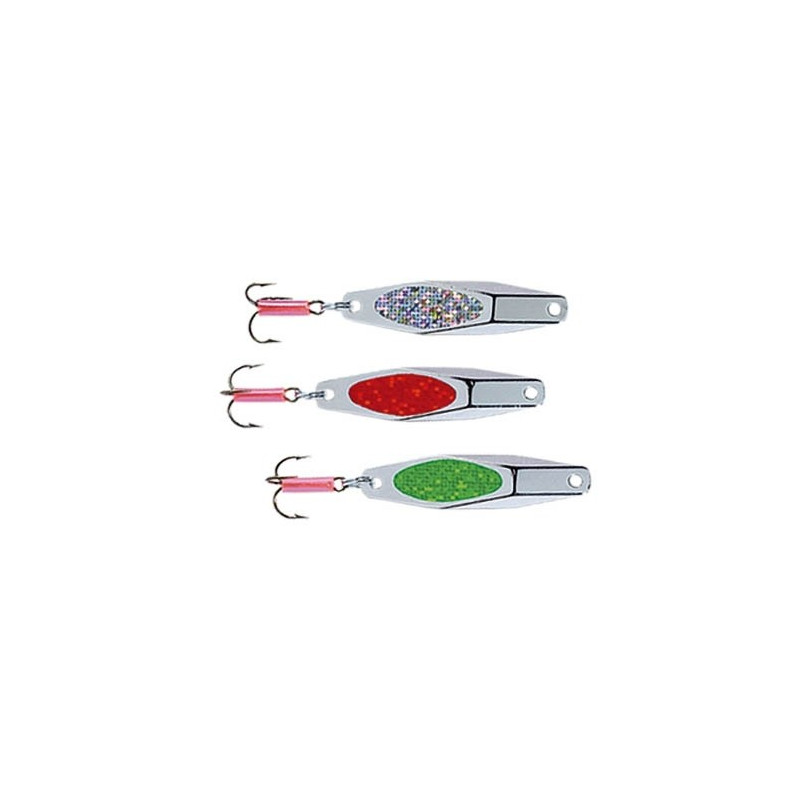 Błystka podlodowa Jaxon Hexan kolor: srebrny-mix 2.5g srebrny - mix Błystka podlodowa Jaxon Hexan kolor: srebrny-mix 2.5g srebrny - mix