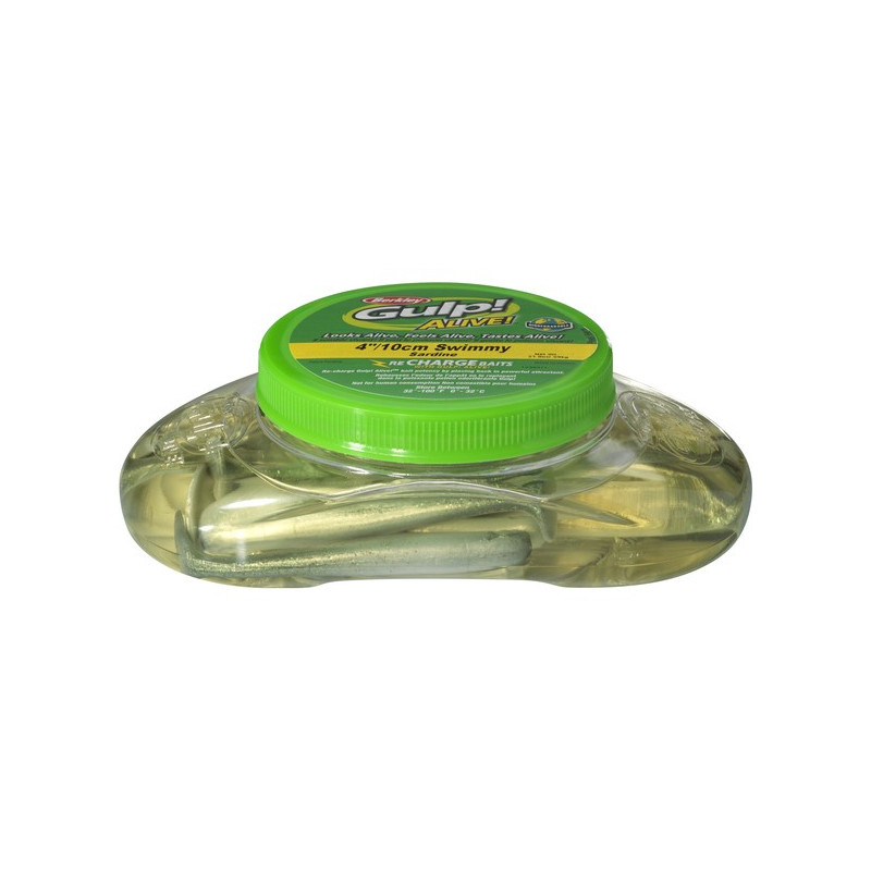 Gumy Gulp! Alive Ripple Mullet 10cm Pearl White Berkley Gumy Gulp! Alive Ripple Mullet 10cm Pearl White Berkley