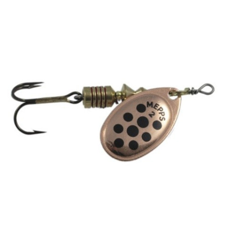Błystka Mepps Aglia Decorees 6.5g roz.3 miedziany/czarne kropki