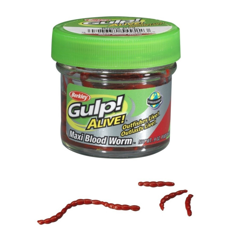 Sztuczne robaki Gulp! Alive Blood Worm Berkley