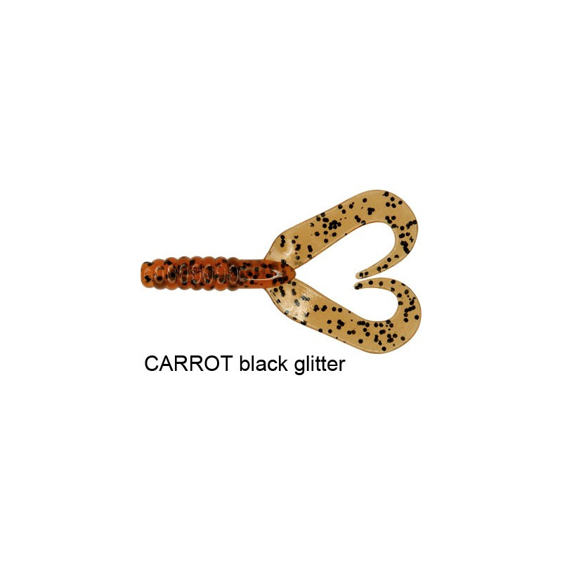 Twister Twin Tail różne kolory 5 cm CARROT black glitter Dragon Twister Twin Tail różne kolory 5 cm CARROT black glitter Dragon