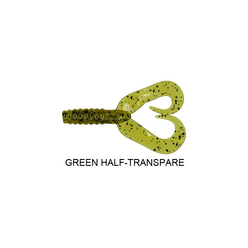 Twister Twin Tail różne kolory 7,5 cm CHARTREUSE Dragon