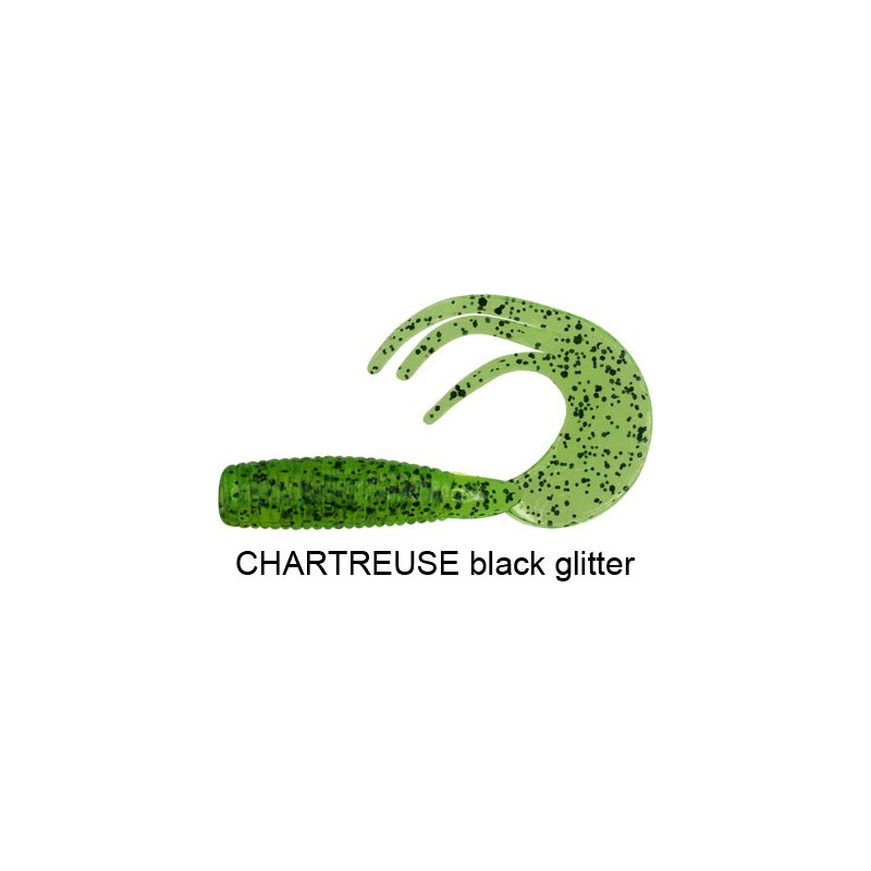 Twister Dancer różne kolory 3,5 cm Chartreuse black glitter Dragon