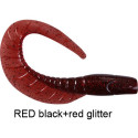 Twister Maggot różne kolory 8,5 cm CARROT black glitter Dragon