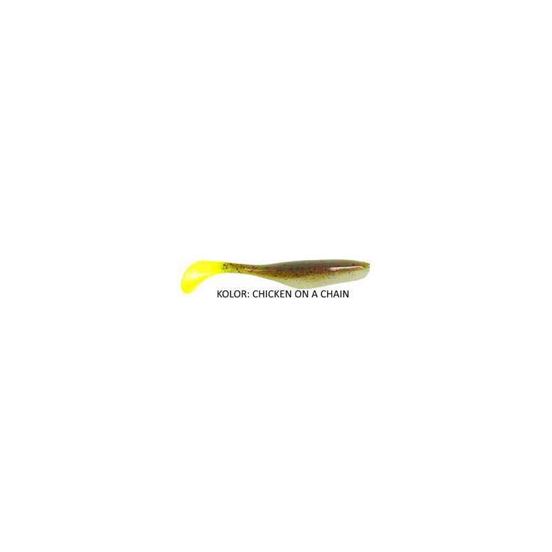 Guma bass assassin Turbo Shad 10cm plum