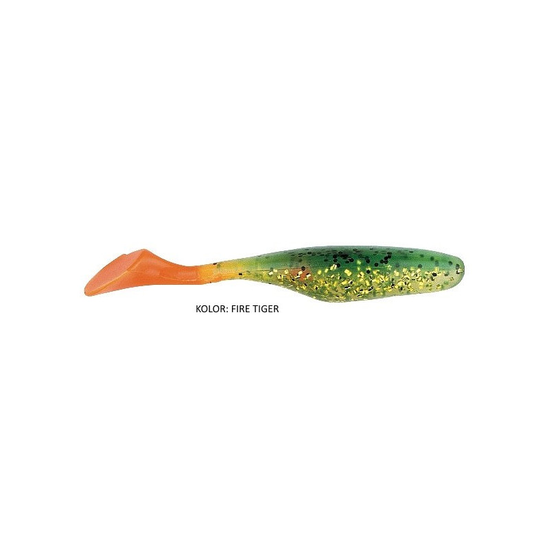 Guma bass assassin Turbo Shad 10cm candy corn