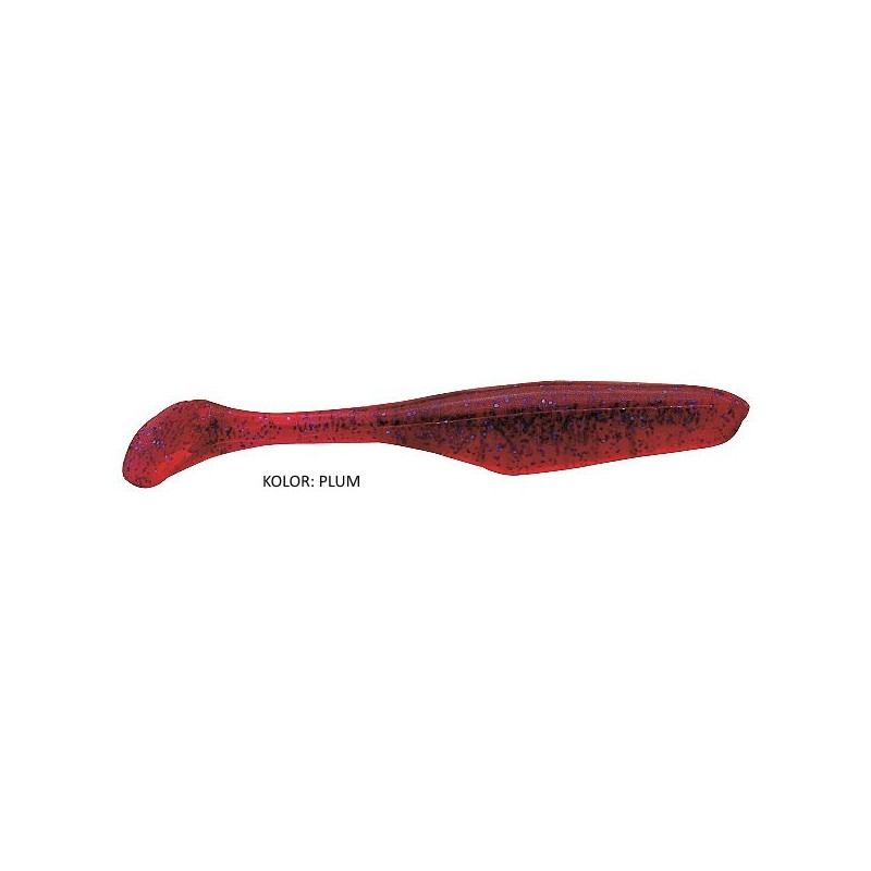 Guma bass assassin Turbo Shad 10cm plum