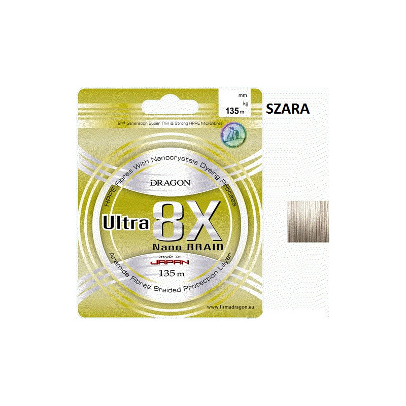 Plecionka Dragon Ultra 8X 135m / 0.20mm