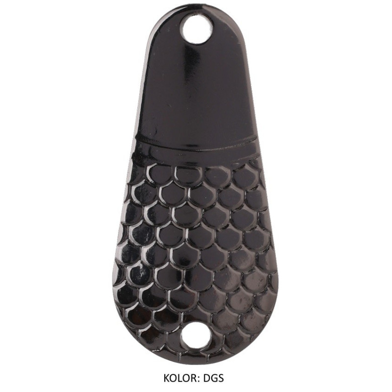 Błystka wahadłowa Mikado Gnom 20g DGS- dark gun smoke