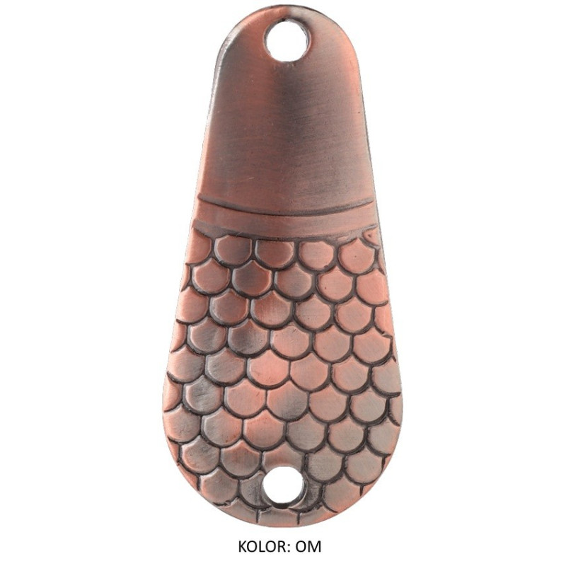 Błystka wahadłowa Mikado Gnom 28g DGS- dark gun smoke