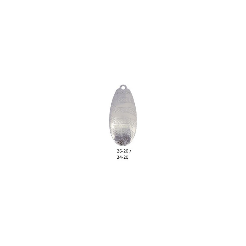 Błyskotka Obrotowa HRT Veltica Light 15g srebrny/trawienie Dragon Błyskotka Obrotowa HRT Veltica Light 15g srebrny/trawienie Dragon