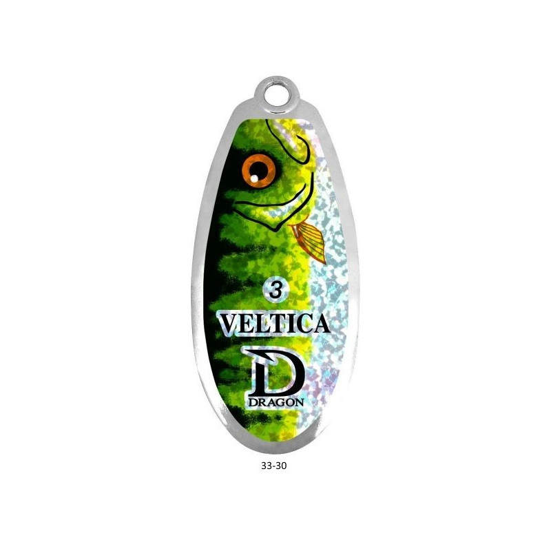 Błyskotka Obrotowa HRT Veltica Light 10g srebrny/trawienie Dragon