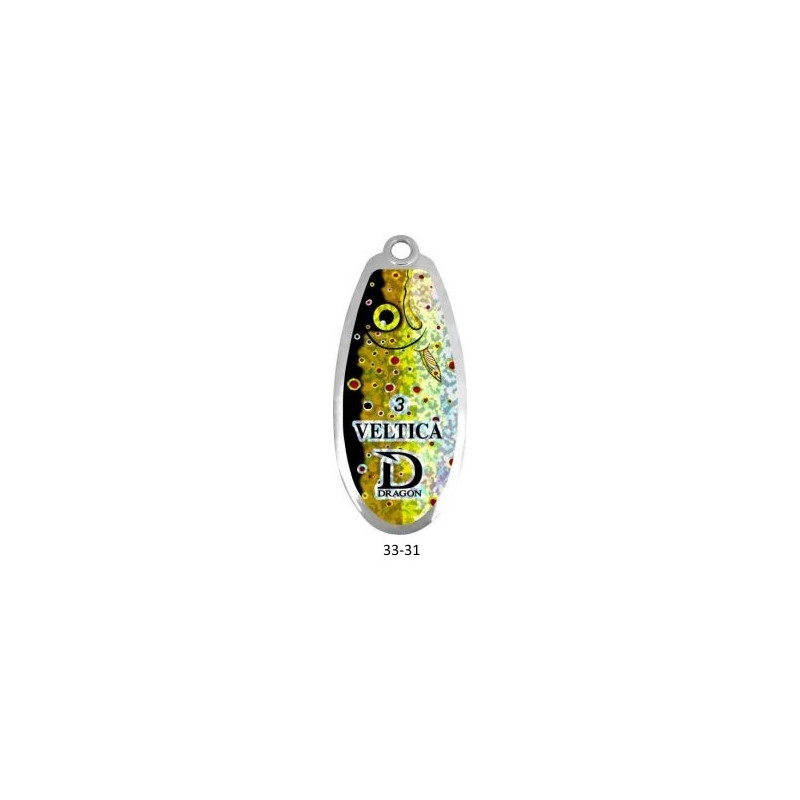 Błyskotka Obrotowa HRT Veltica Light 10g pstrąg holo Dragon