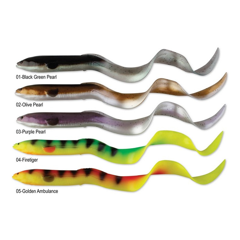 Guma Savage Gear Real Eel Loose Body 20cm Black Green Pearl Guma Savage Gear Real Eel Loose Body 20cm Black Green Pearl