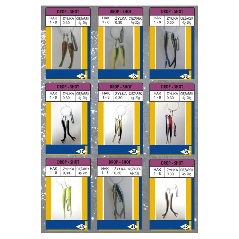 Zestaw drop shot 120cm Polkastel