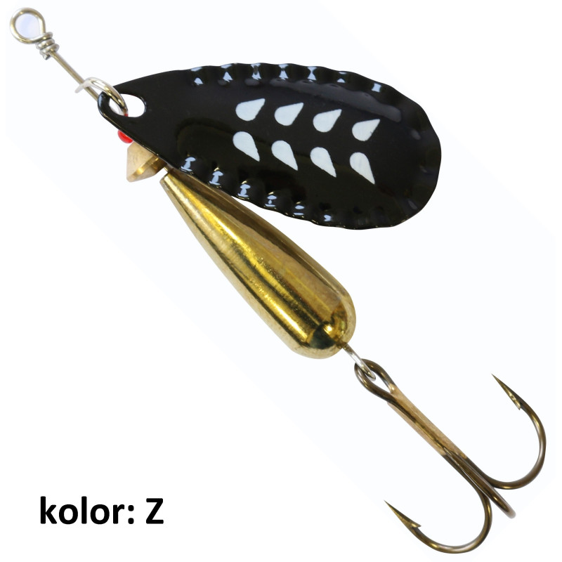 Błystka obrotowa Abu Garcia Droppen 4g Gold/Black