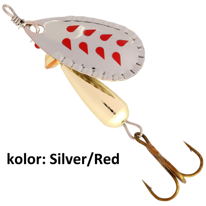 Błystka obrotowa Abu Garcia Droppen 4g Black/Pearl