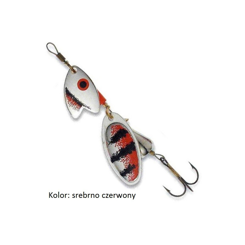 Błystka Trout Tandem 10g czarno żółty Mepps
