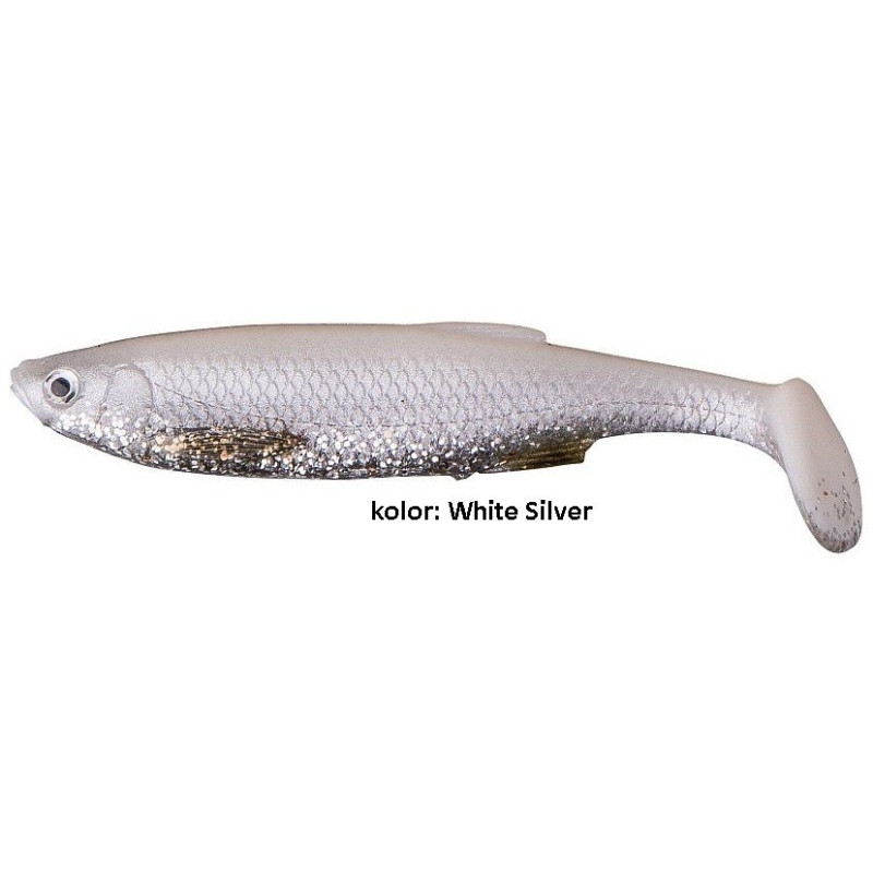 Guma Savage Gear 3D Bleak Paddle Tail 8cm green pearl silver