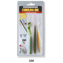 Gotowy zestaw Carolina-Rig + 3 przynęty 15-65cm Cormoran
