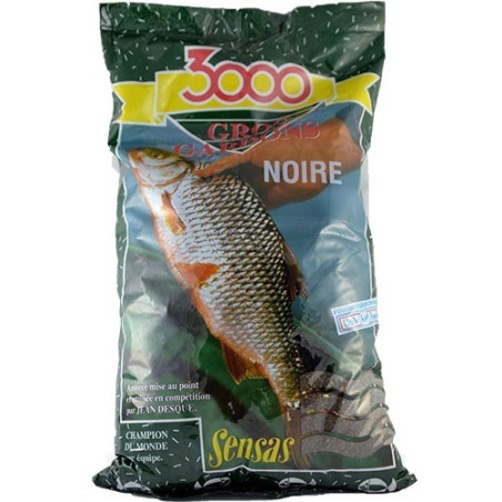 Zanęta Sensas 3000 GROS GARDONS 1kg - NOIRE