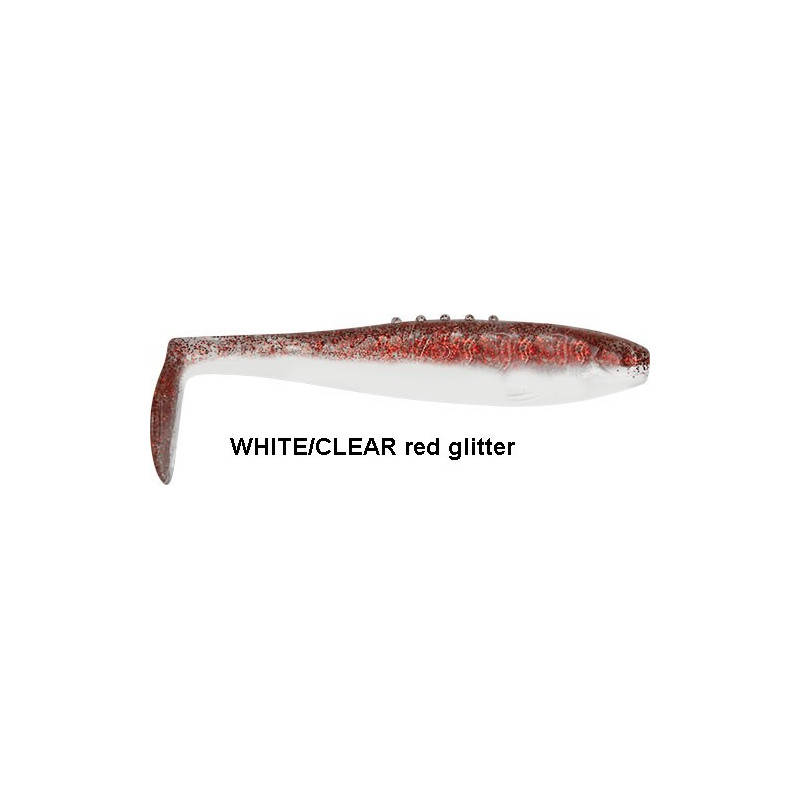 Ripper Dragon Chucky Pro 10 -12,5 cm 10cm WHITE/CLEAR blue glitter