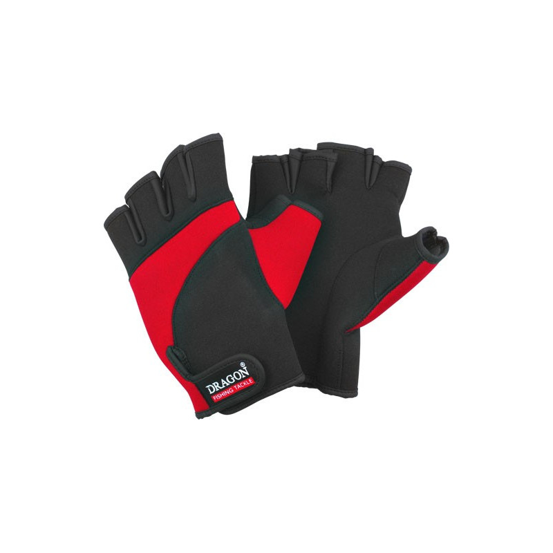 Rękawiczki neoprenowe DRAGON 5-finger cut - czerwone Rękawiczki neoprenowe DRAGON 5-finger cut - czerwone
