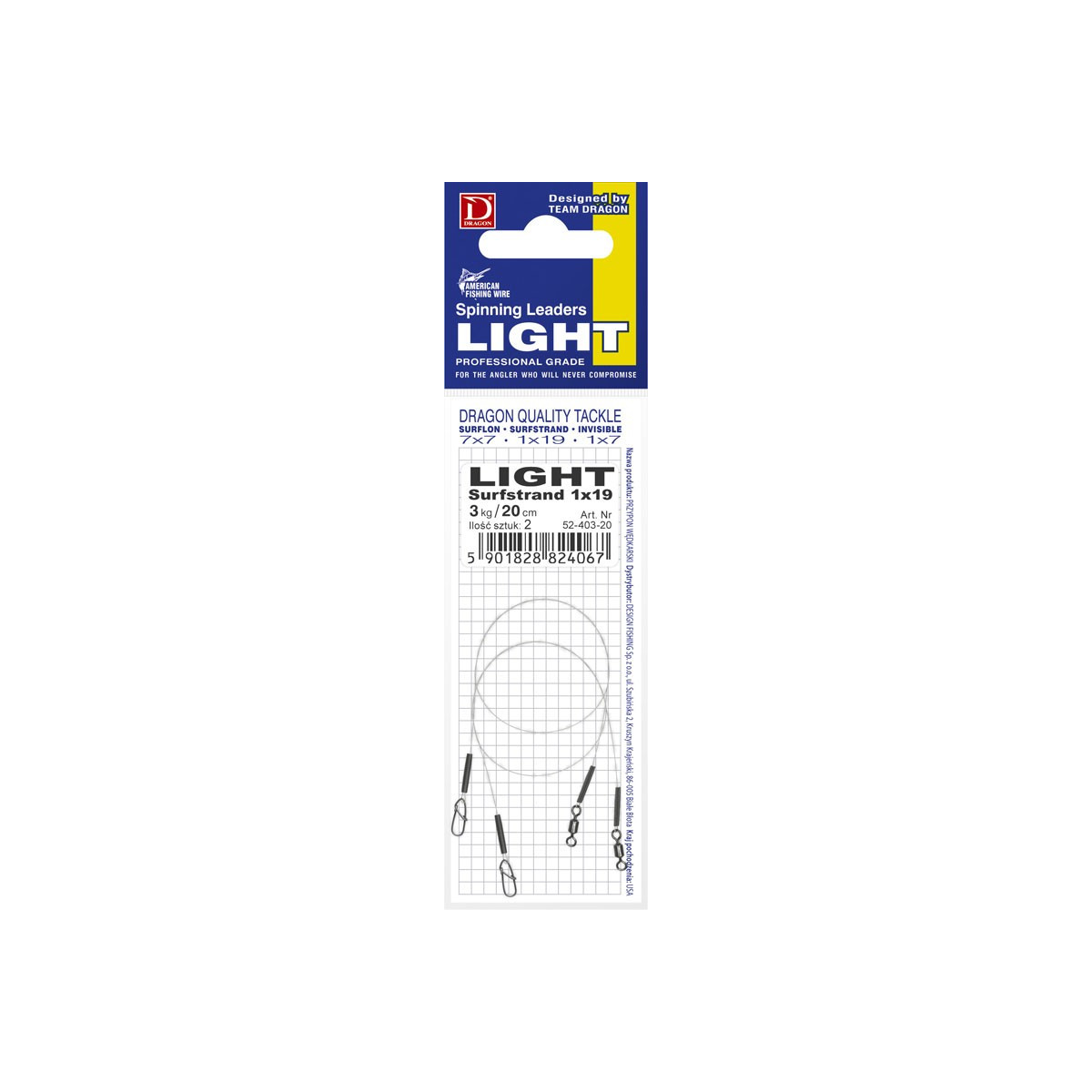przypony-spinningowe-light-surfstrand-1x19-dragon