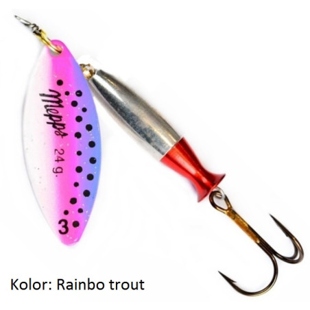 Błystki obrotowe Mepps Aglia Long Heavy 16g roz.2 brown trout Błystki obrotowe Mepps Aglia Long Heavy 16g roz.2 brown trout