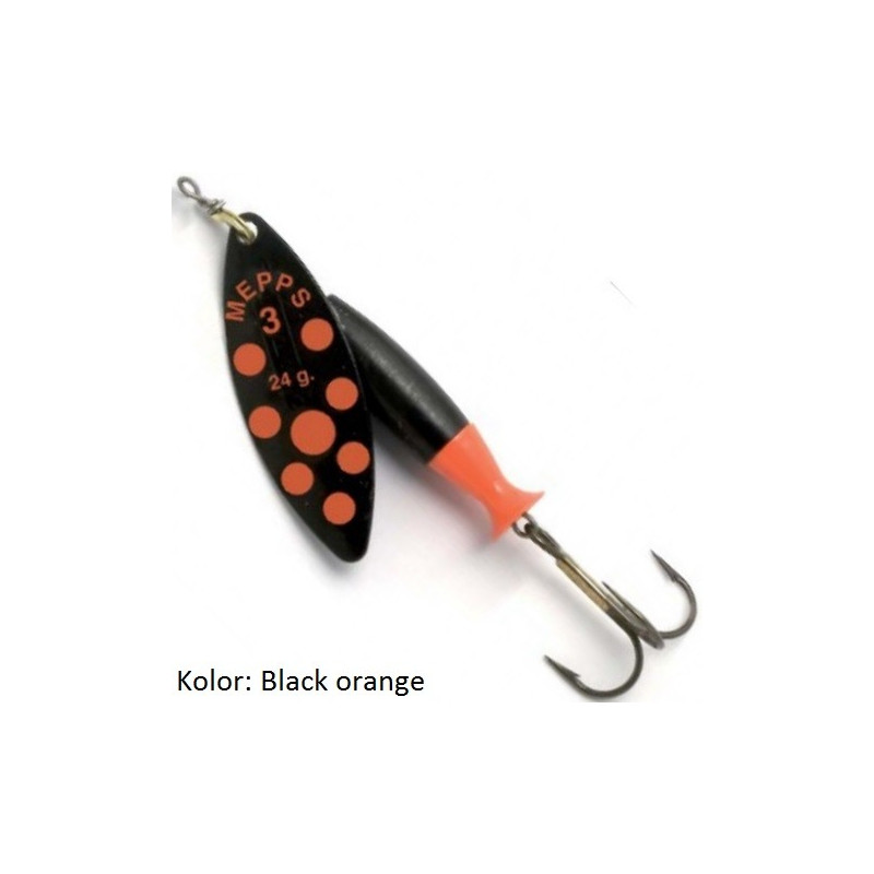 Błystki obrotowe Aglia Long Heavy 16g BLACK YELLOW Mepps Błystki obrotowe Aglia Long Heavy 16g BLACK YELLOW Mepps