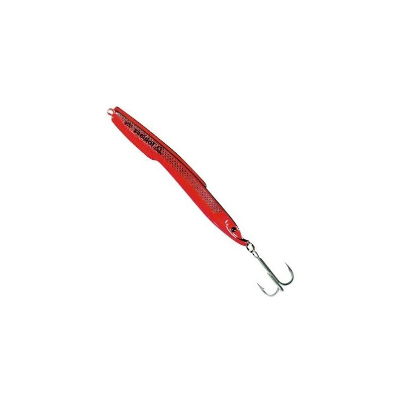 Zebco Z-Sea Fat Head Pilker 100g – Esche Artificiali Per Pesca In Mare, Colore Rosso/Nero, Alta Forza Di Cattura