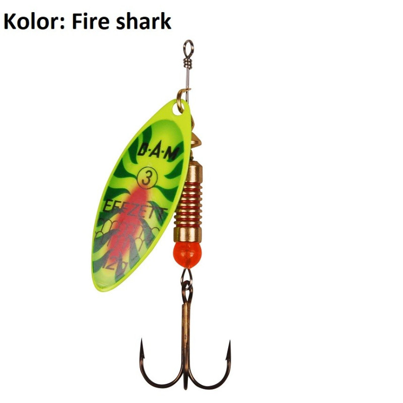 Obrotówki SPINNER PREDATOR REFLEX 4g Fire Shark DAM Obrotówki SPINNER PREDATOR REFLEX 4g Fire Shark DAM
