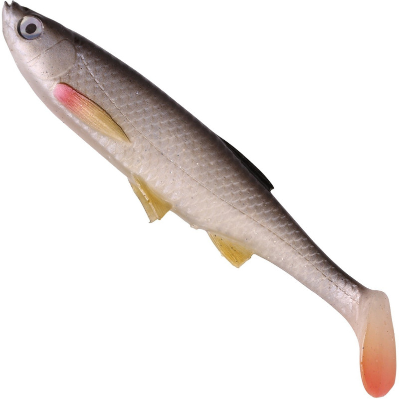 Guma Savage Gear 3D Bleak Paddle Tail 8cm white silver Guma Savage Gear 3D Bleak Paddle Tail 8cm white silver