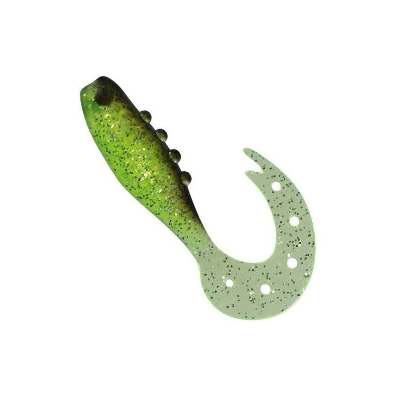 Ripper Dragon hitman różne kolory 12,5 cm Chartreuse/Black - silver glitter