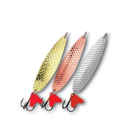 Błystka Wahadłowa Jaxon Ukla Łuska 28g złoty