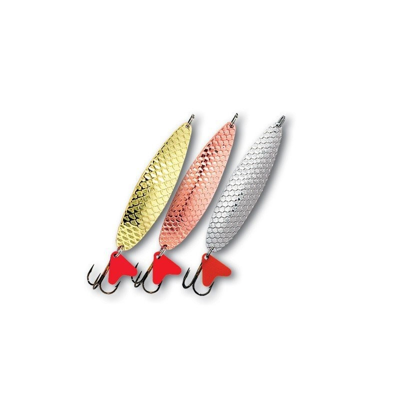 Błystka Wahadłowa Jaxon Ukla Łuska 28g roz.3 miedź