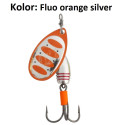 Błystka obrotowa Savage Gear Rotex 14g roz.5 fluo orange silver Błystka obrotowa Savage Gear Rotex 14g roz.5 fluo orange silver