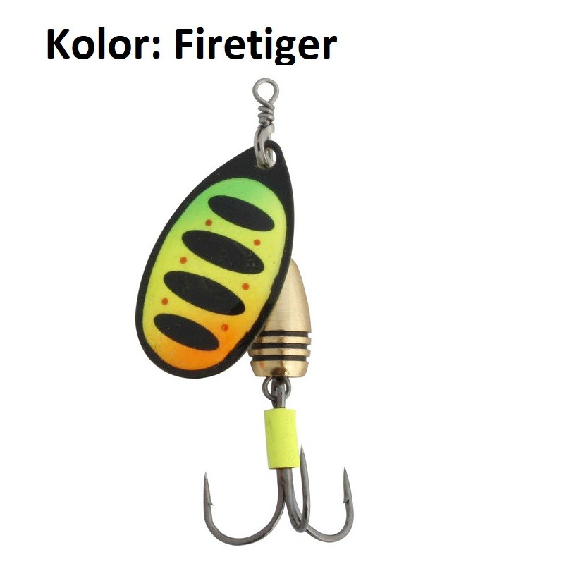 Błystka obrotowa Savage Gear Rotex 14g roz.5 fluo orange silver