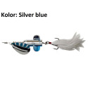 Obrotówka DAM Effzett Rattlin Spinners 18g silver blue