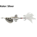 Obrotówka DAM Effzett Rattlin Spinners 18g silver blue