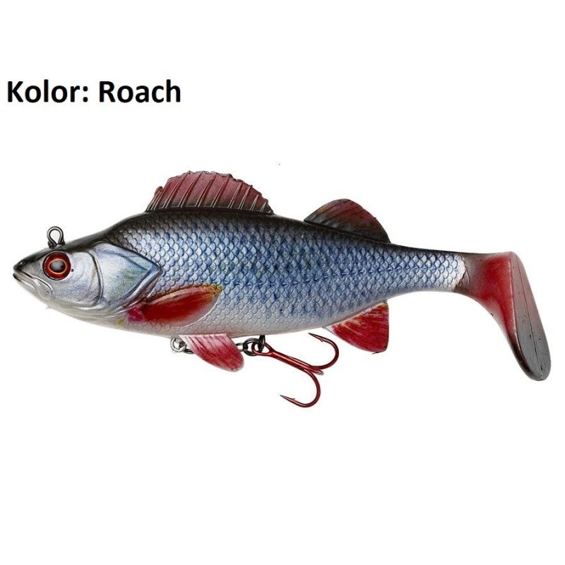 Przynęta DAM Effzett Natural Perch Paddle Tail 14cm roach