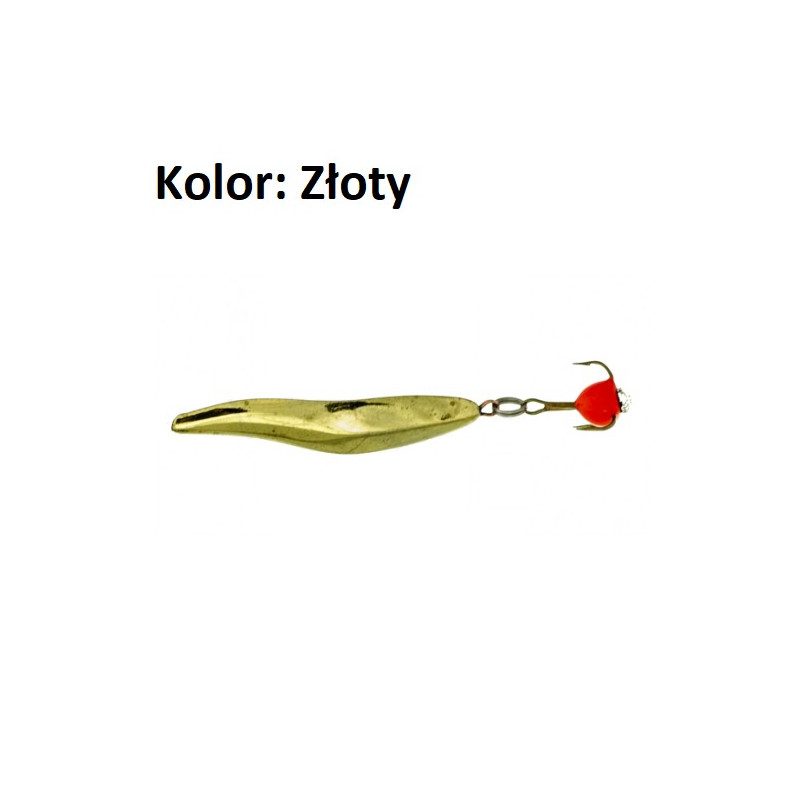 Blaszka kobra Svarowski 2,5g złoty Liwi