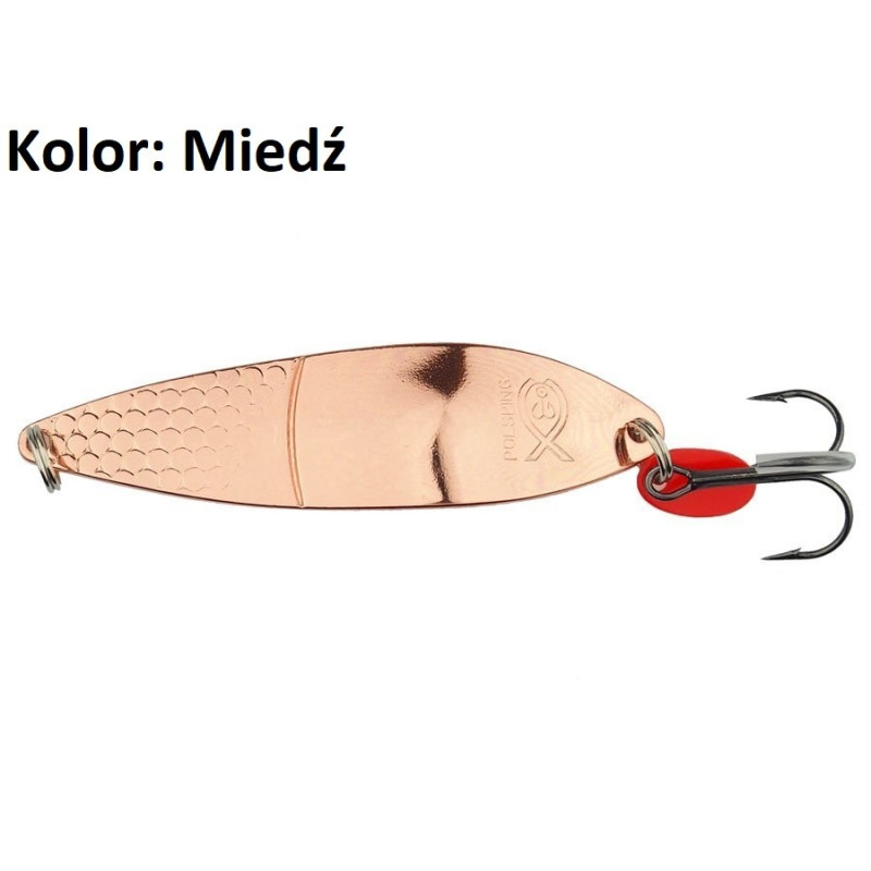 Błystka wahadłowa Polsping Wydra 23g mosiądz Błystka wahadłowa Polsping Wydra 23g mosiądz