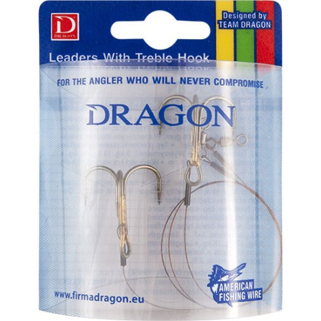 Przypony z kotwiczką Dragon Surfstrand 40cm hak 2/0 18kg