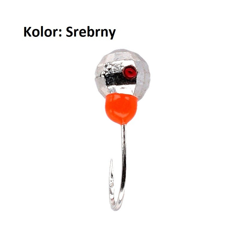 Mormyshka okrągła Disco srebrny Mikado