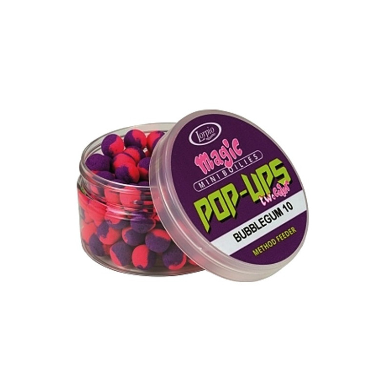 Kulki proteinowe Lorpio mini pop-up fluo kolor 50g / 10 / Truskawka